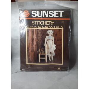 Vintage Sunset Stitchery Candlewick 18 Inch Doll Emily 2867